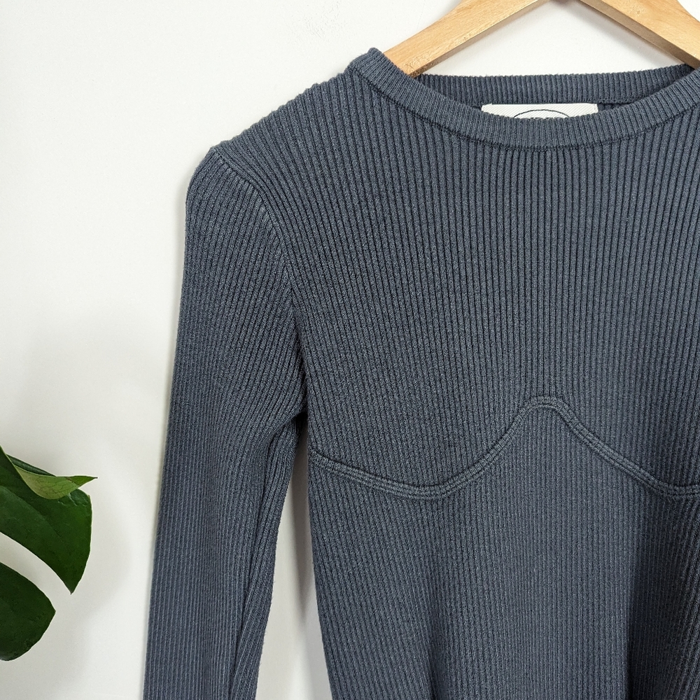 CIDER | Ribbed Top Grey - Picture 3 of 7